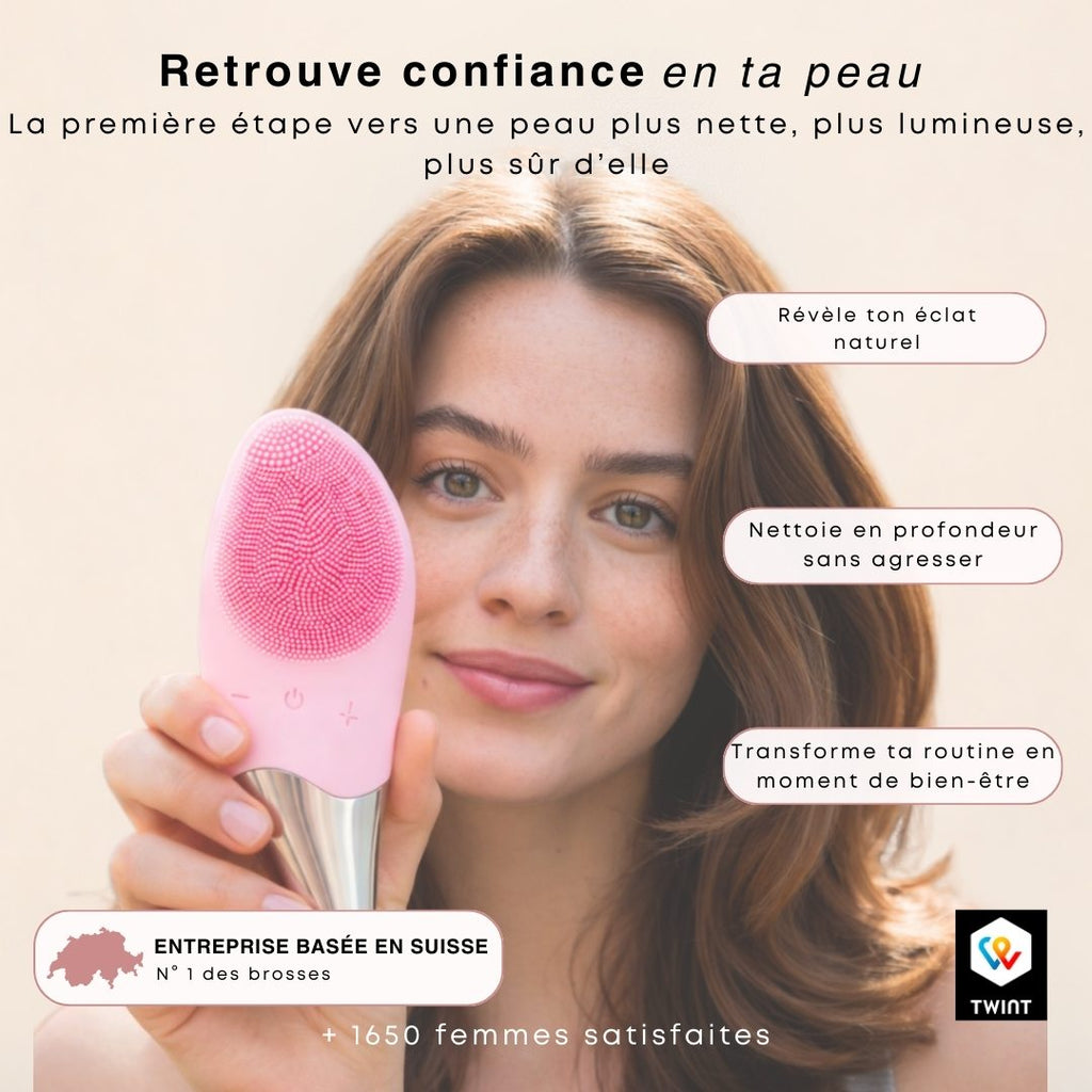 Brosse nettoyante et massante