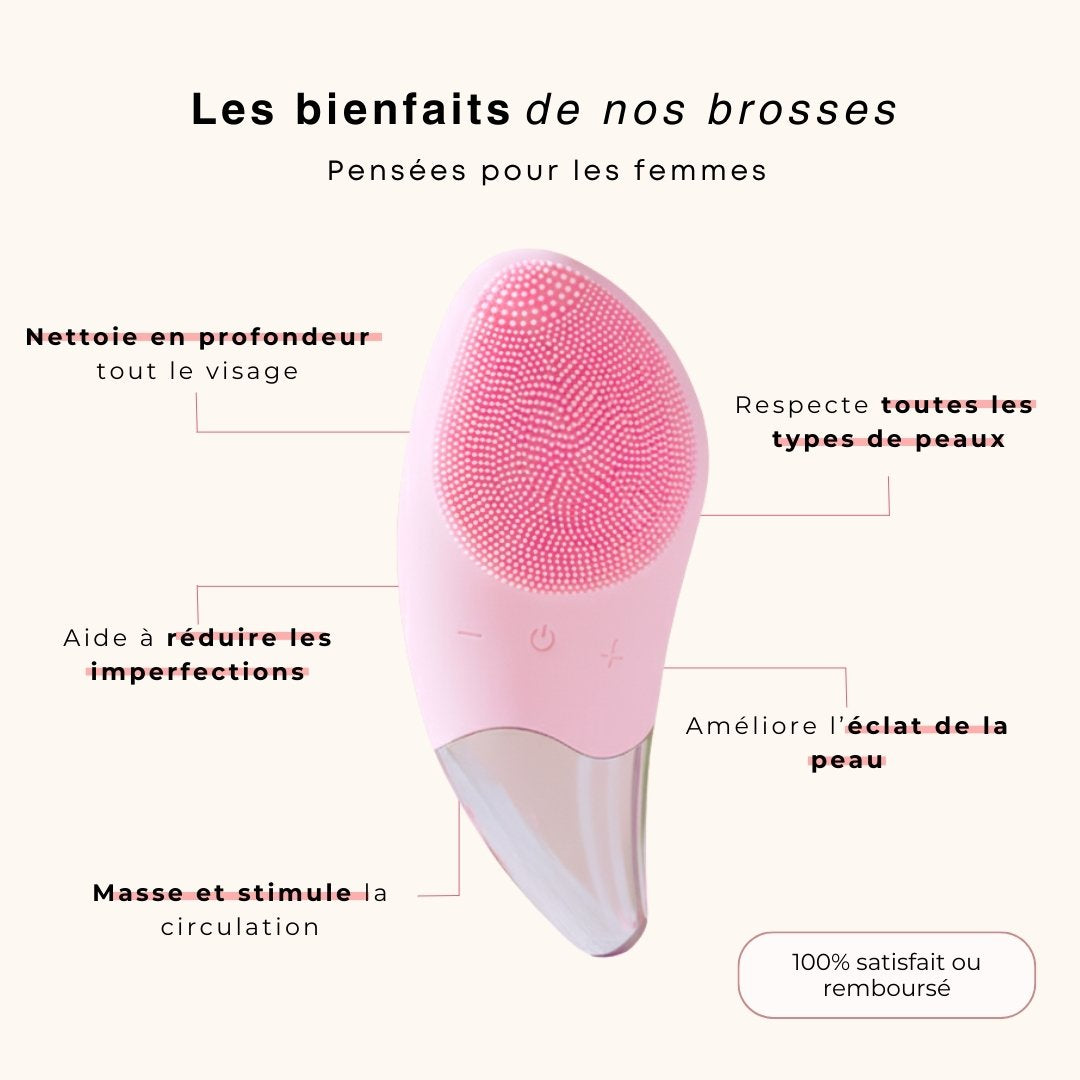 Brosse nettoyante et massante