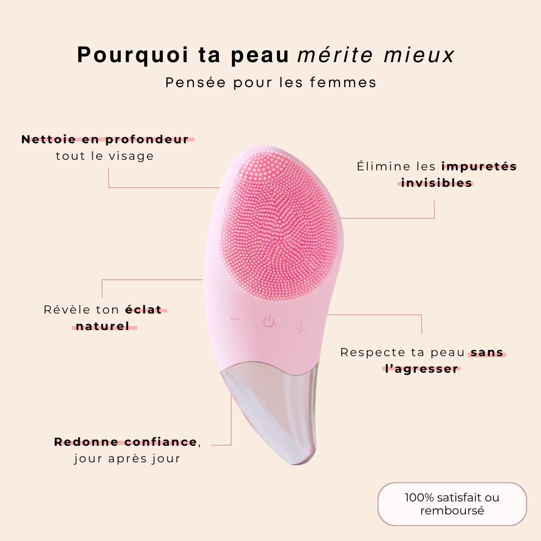 Brosse nettoyante et massante