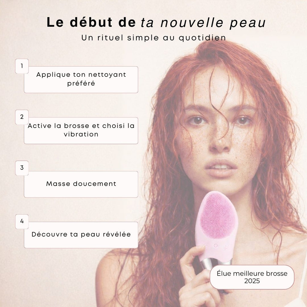 Brosse nettoyante et massante