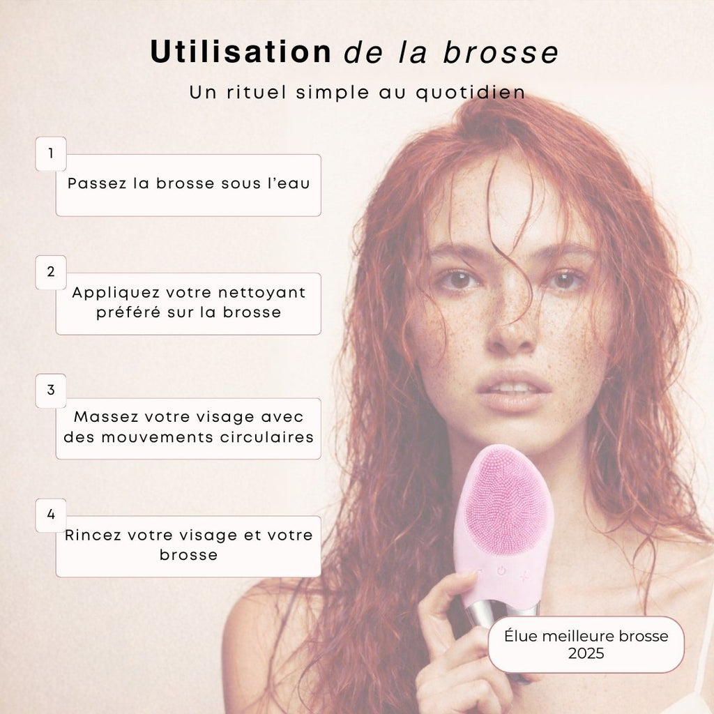 Brosse nettoyante et massante