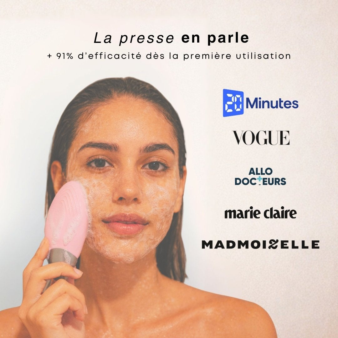 Brosse nettoyante et massante